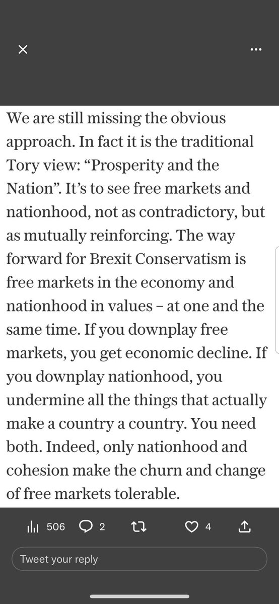 @DavidGHFrost in @Telegraph talks of nationhood. He does not seem to realise that U.K. is not a nation state. A composite state consisting of 3 nationalities in GB and two in a divided society that is Northern Ireland. Before opining on future of GB/UK best get the basics right