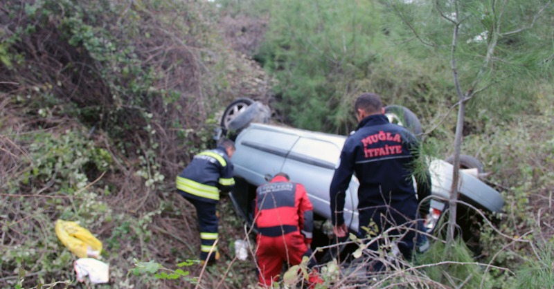 dailyfethiyecom's tweet photo. 🟥Three people were injured in a traffic accident in Köyceğiz