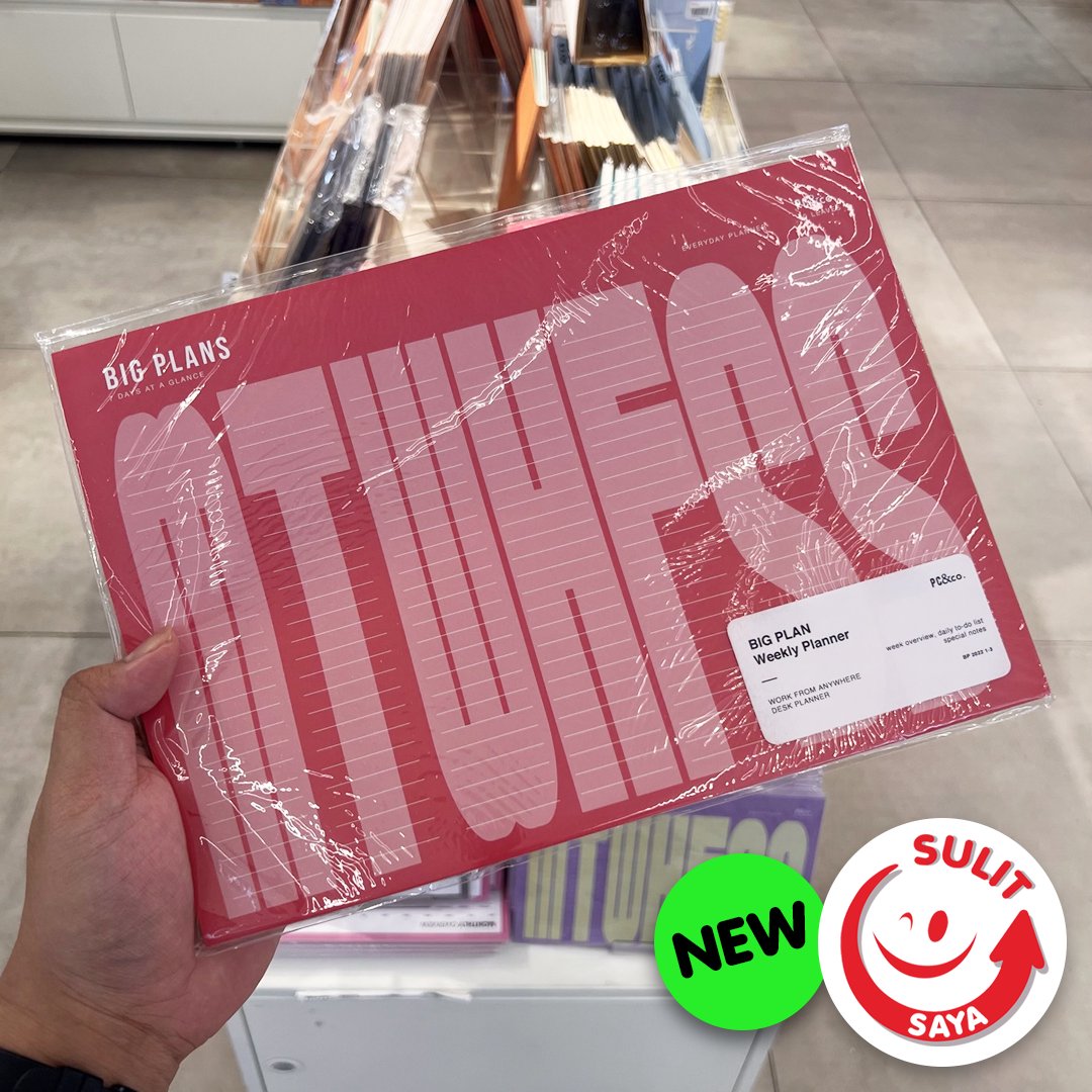 nbsalert's tweet photo. Be more productive and stay organized all year round with Printcafe's stylish undated planner pads! Get the monthly planner pads for ₱199 each or the weekly planner pads for ₱249 each at #NationalBookStore!
Shop in select branches today. #PlannerPads #BalikSayaBalikNBS https://t.co/KN29dVjmhK