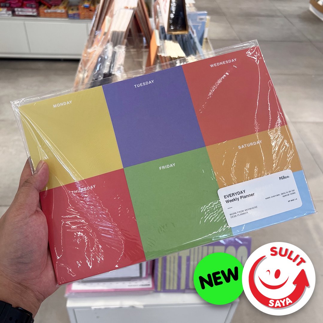 nbsalert's tweet photo. Be more productive and stay organized all year round with Printcafe's stylish undated planner pads! Get the monthly planner pads for ₱199 each or the weekly planner pads for ₱249 each at #NationalBookStore!
Shop in select branches today. #PlannerPads #BalikSayaBalikNBS https://t.co/KN29dVjmhK