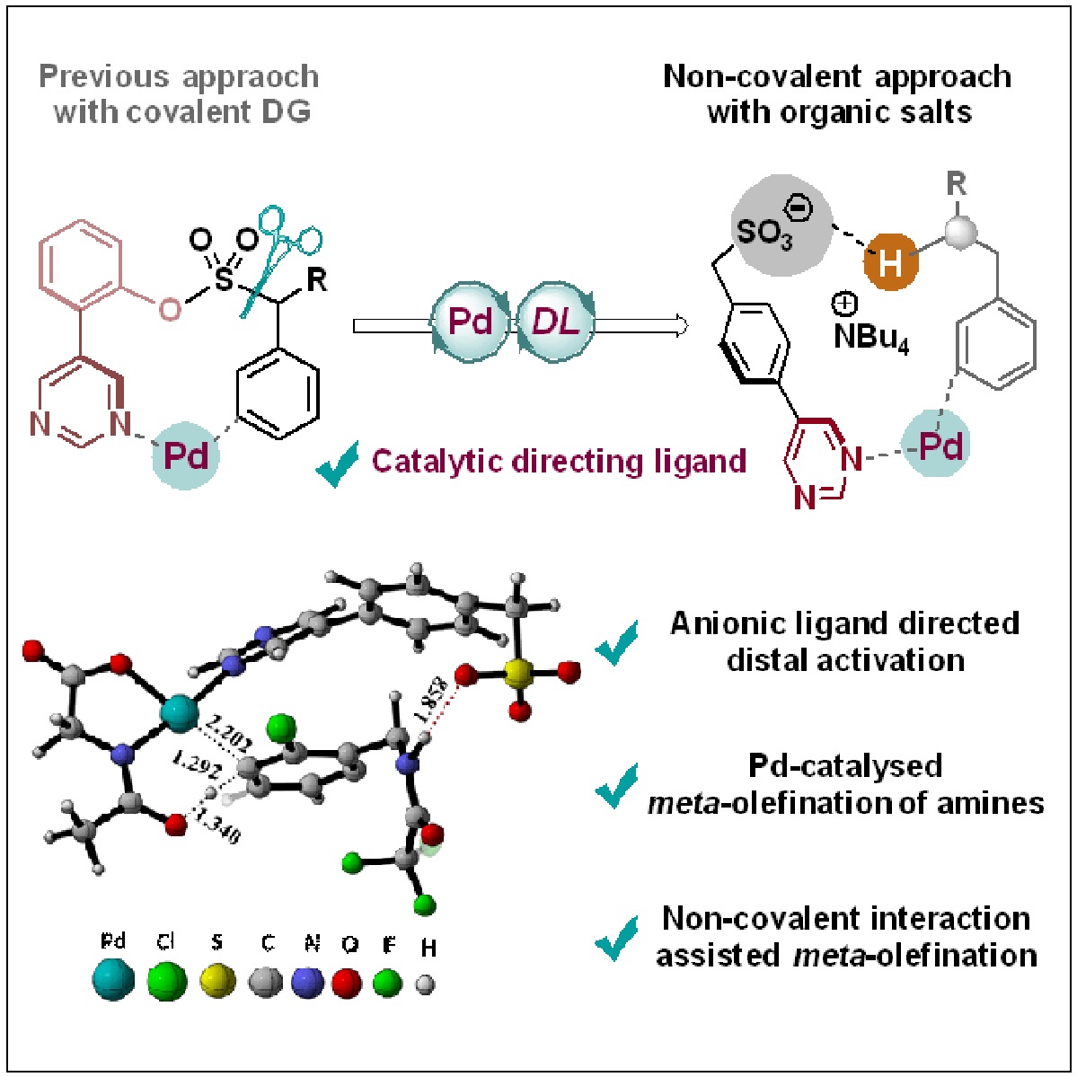 DM Lab IIT Bombay (@dm_lab) on Twitter photo Covalently linked, stoichiometric directing group?
-Not necessary.
Catalytic use of hydrogen bonding ligand can do distal C-H functionalization!
Congrats to @Nupur_DMLab , <a href="/soumyas007/">soumya sinha</a>. Thanks to Prof. Ayan Dutta's <a href="/iacskolkata/">Indian Association for the Cultivation of Science</a> group for the exciting collaboration, Out in CHEM! Covalently linked, stoichiometric directing group?
-Not necessary.
Catalytic use of hydrogen bonding ligand can do distal C-H functionalization!
Congrats to @Nupur_DMLab , <a href="/soumyas007/">soumya sinha</a>. Thanks to Prof. Ayan Dutta's <a href="/iacskolkata/">Indian Association for the Cultivation of Science</a> group for the exciting collaboration, Out in CHEM!