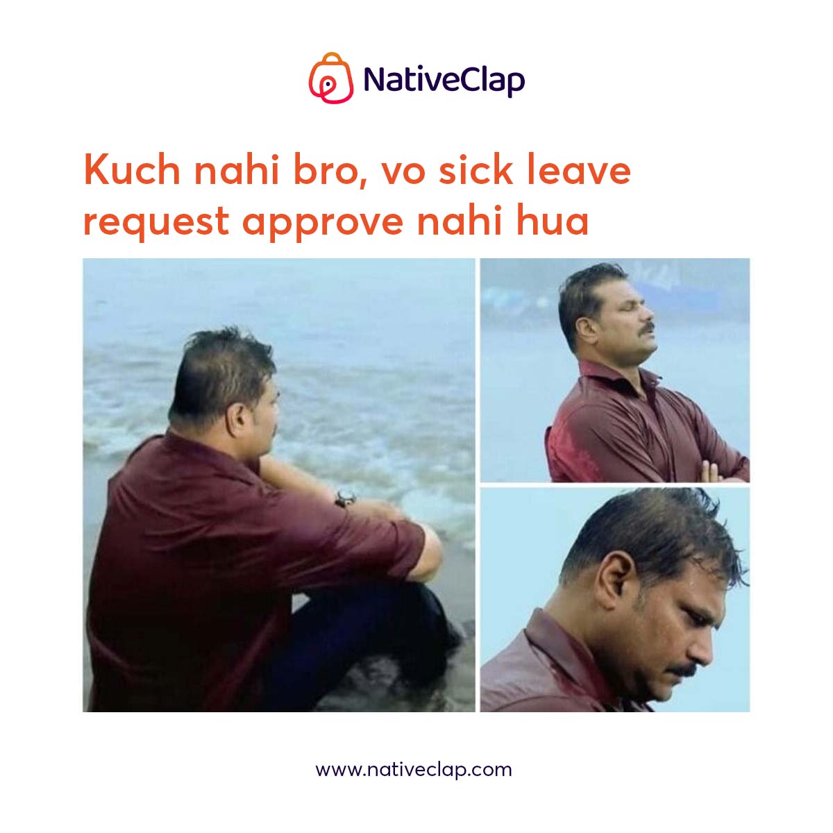 nativeclap's tweet photo. Drowned in a sea of my tears.😭😭
#workmeme #meme #indianmeme #sadmeme #holiday #friday #workday #nativeclap #ecommerce https://t.co/NNdI0xowoS