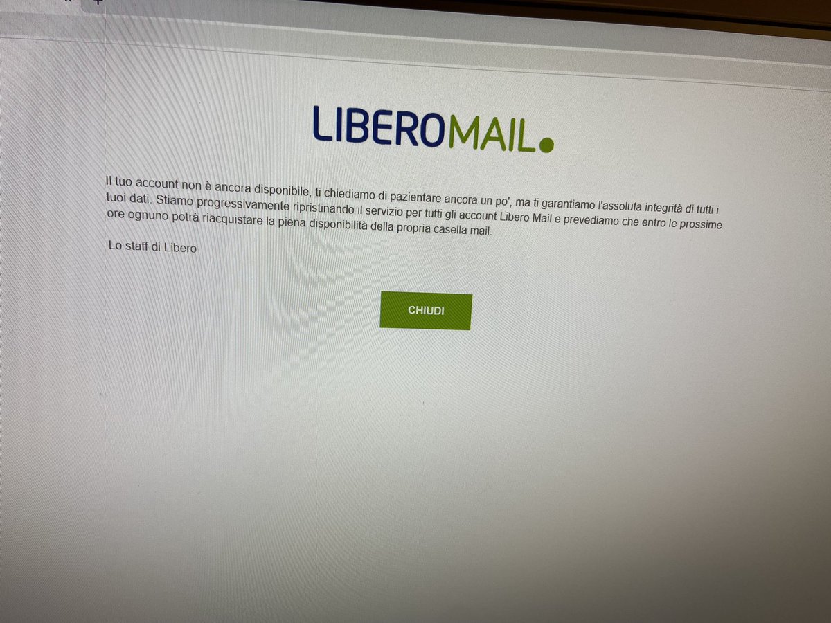 fabianaCa81's tweet photo. 5 giorno… dico 5 giorno… non mi si dica di cambiare mail… alla fine lo farò se proprio necessario.. ma il danno è enorme… ho le credenziali Spid sulla mail… ma come si fa ?!! https://t.co/XaVmy4Wysd