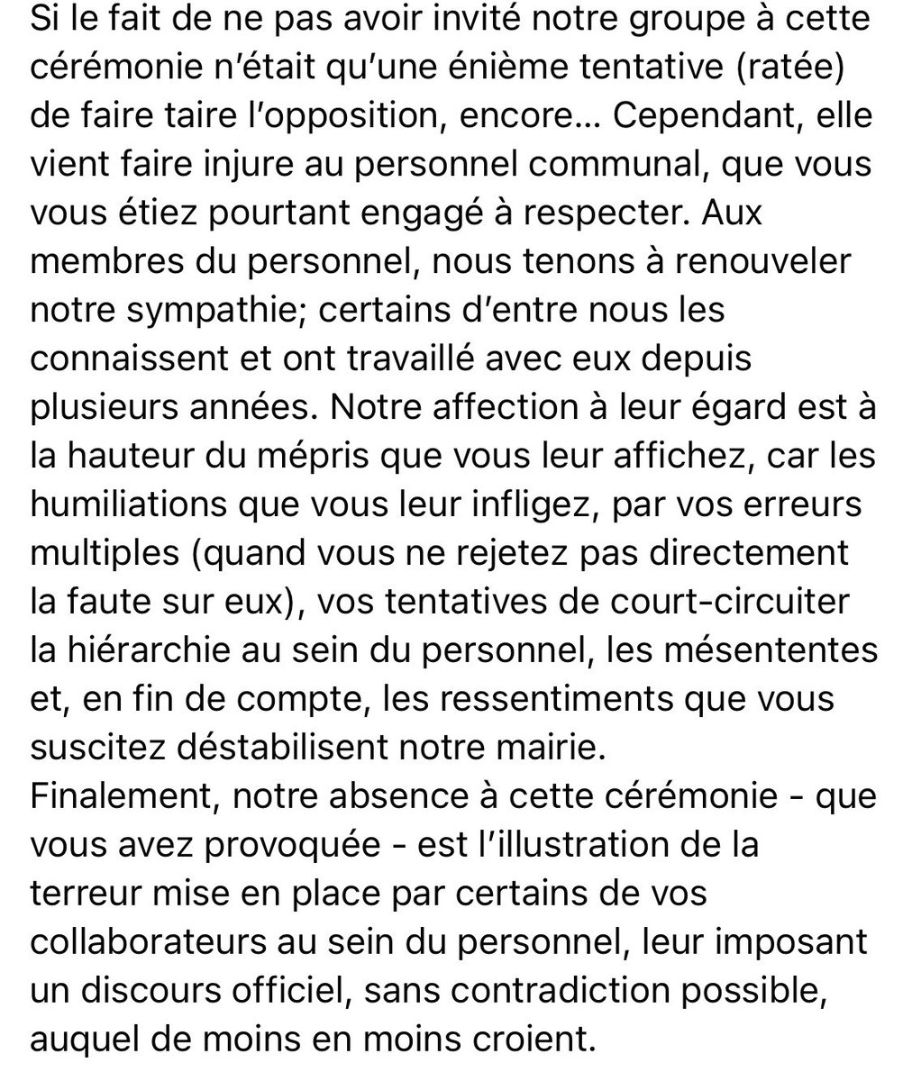 commentry2020's tweet photo. Tout en lui demandant des explications sur ce type de méthodes, nos élus insistent sur la nécessité, comme dans toute démocratie digne de ce nom, de traiter l’opposition avec respect, et de savoir faire la part des choses, dans l’intérêt de tous.

#Commentry #LettreOuverte https://t.co/caJ8wEYuaX