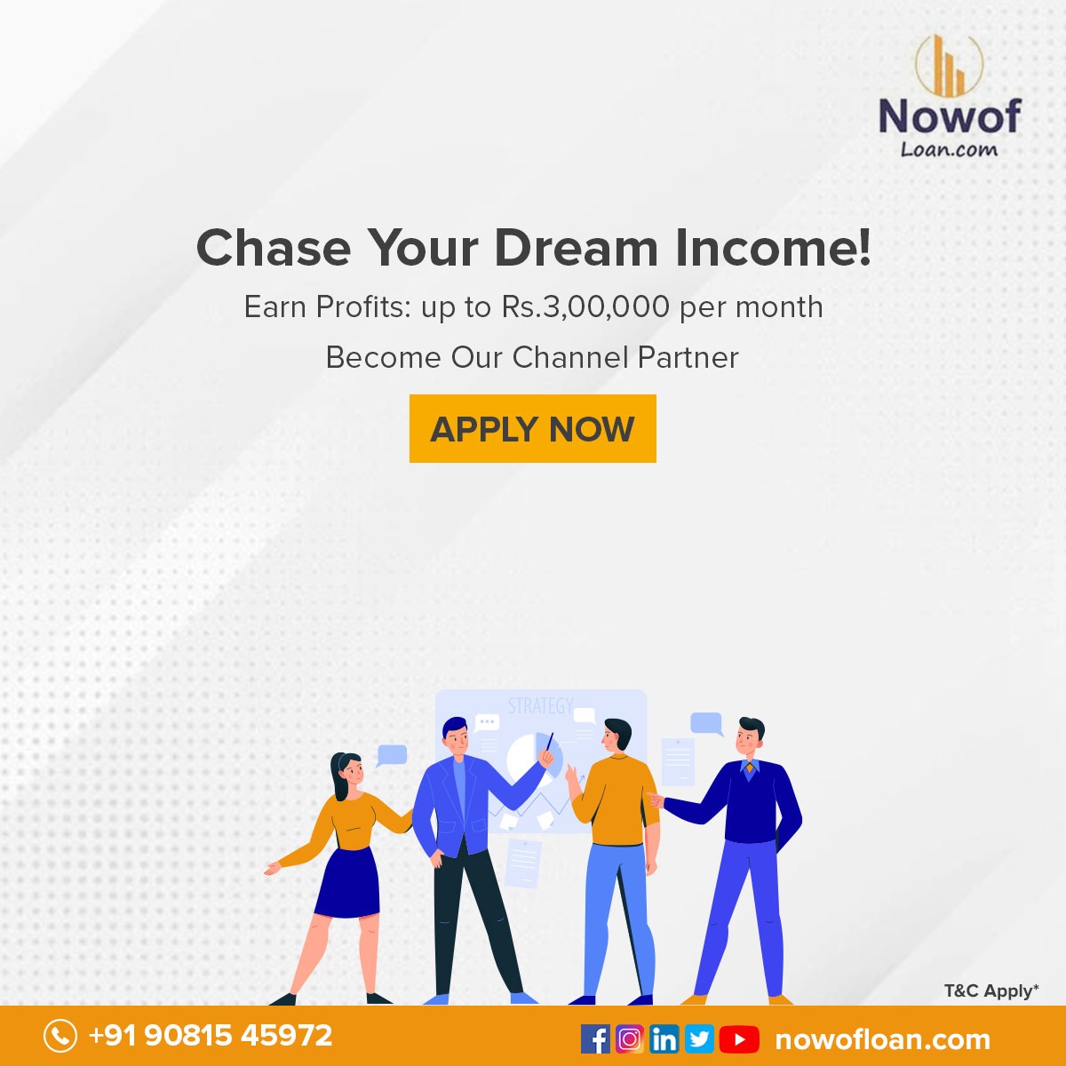 nowofloan's tweet photo. You’ve got this wonderful opportunity to make it huge! Make the most of it.

Become Channel Partner Now – https://t.co/Pv6oAW4GTS

#EasyWork #BusinessSupport #Owner #WorkFromHome #Nowofloan #Business #BusinessOwner #SmallBusiness #BusinessOffer #QuickApply #Partnership #Referral https://t.co/7qc4hjhHYz