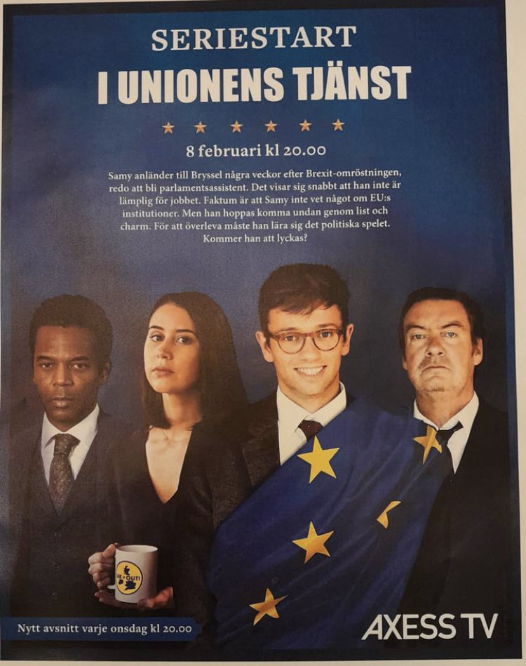 Det är på Axess TV det händer! 🇪🇺 Missa inte ”I unionens tjänst”, seriestart 8/2 kl 20.00!