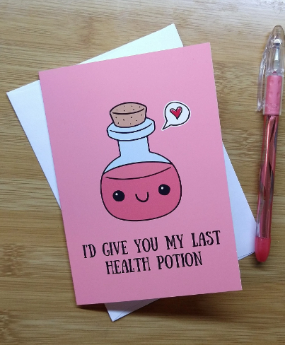 MazyPrints's tweet photo. New listing, just in time for Valentine's Day! ❤️ Super cute love greeting card for that special gamer in your life. ❤️
Check it out https://t.co/5744hRhmf0! 
#ValentinesDay2023 https://t.co/KNQCrijXMv