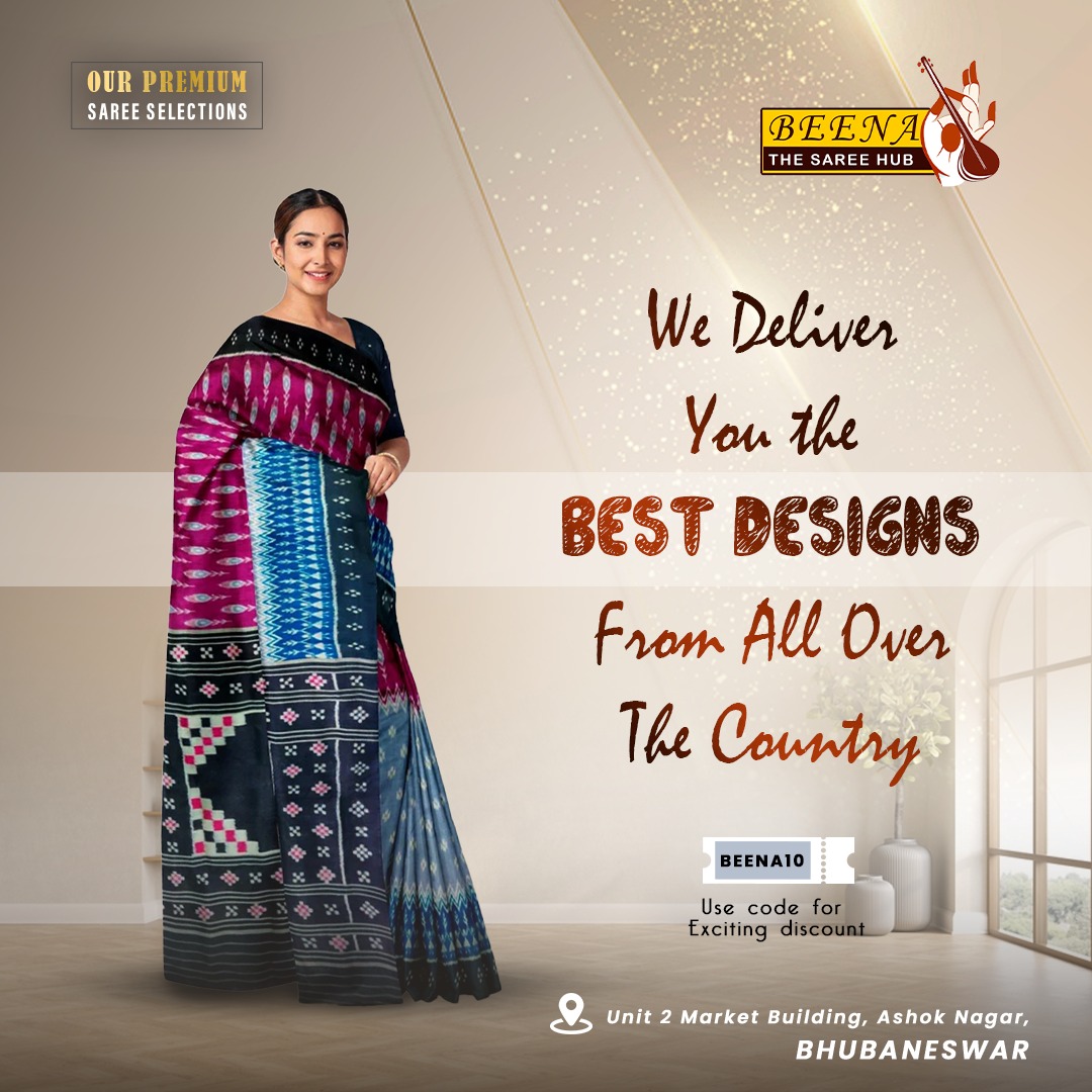 beena_sareehub's tweet photo. Where Can You Find From All Corners of the Country? Only at Beena- The Saree Hub! Come, visit our shop and find your favorite style! 

#Beena #SareeDesign #SambalpuriSaree https://t.co/n9hWveNhso