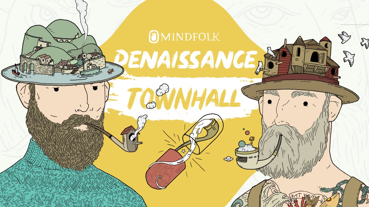 mindfolkART's tweet image. Mindfolk Town Hall - #TheRanaissance Show 💫

Starts: 10AM UTC
Droppin: Alpha 
🔗