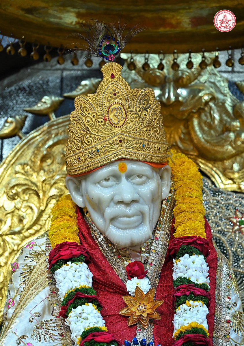 SSSTShirdi's tweet photo. *!! ॐ साई राम !!*
*श्री साईबाबा संस्थान विश्वस्त व्यवस्था,शिर्डी*
*!! ॐ Sai Ram !!*
*Shri Saibaba Sansthan Trust, Shirdi*
≈≈≈≈≈≈≈≈≈≈≈≈≈≈≈≈≈
*आरती :- माध्यान्ह आरती*
*शुक्रवार  दिनांक ‌२७ जानेवारी २०२३*     
*Aarti : -Madhyan Aarti*
*Friday 27 January 2023* https://t.co/v4JXH0LsgK