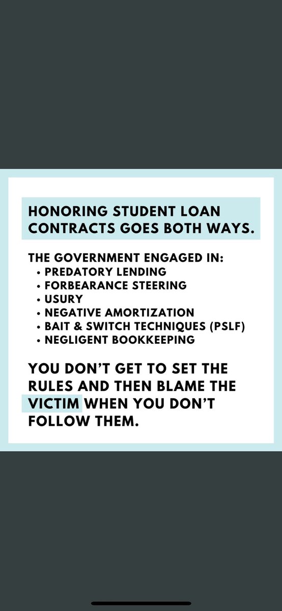 LisaAnsell2's tweet photo. @Matt_Holmes_22 Please take the time to educate yourself on the depth of this predatory lending scam before parroting student loan swamp narratives.. “Make them pay” clearly misses the mark of a 2T crisis that effects 45M people across 4 generations. https://t.co/GoA8dOrEC2