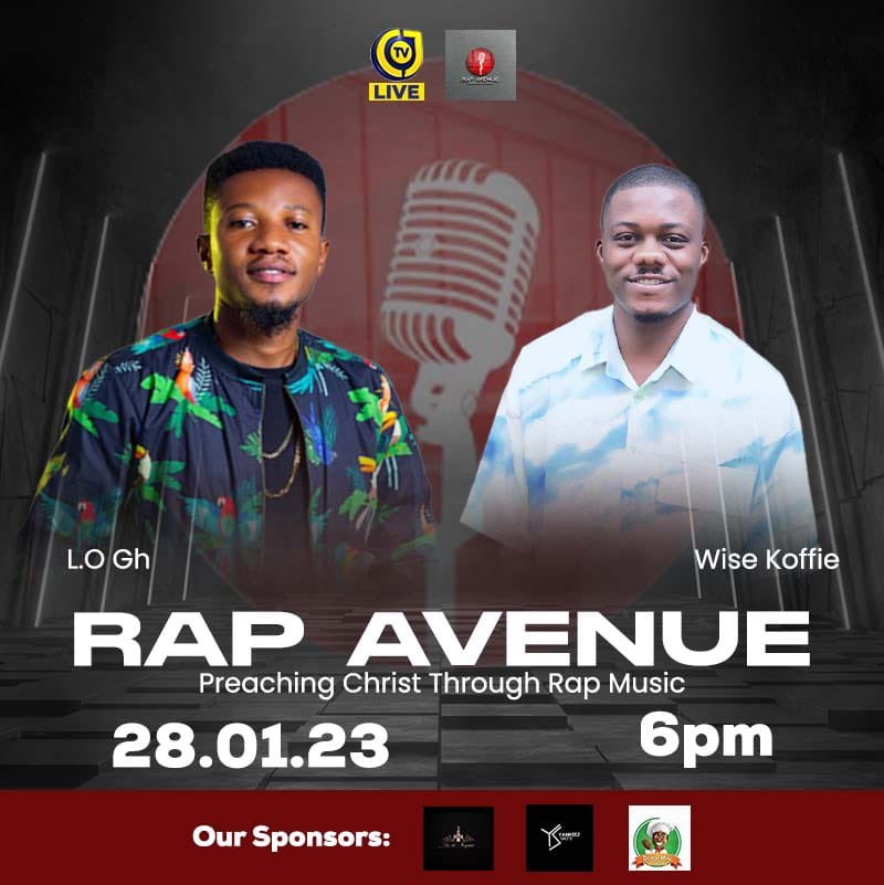 Gospelxyz's tweet photo. RAP AVENUE on the 28th Jan 23 
@swansLOGH and @WiseKoffi repping

#GospelXYZ #EventSlate #SugarRushRide #KhosiTwala𓃵 https://t.co/PUeaCLIWip