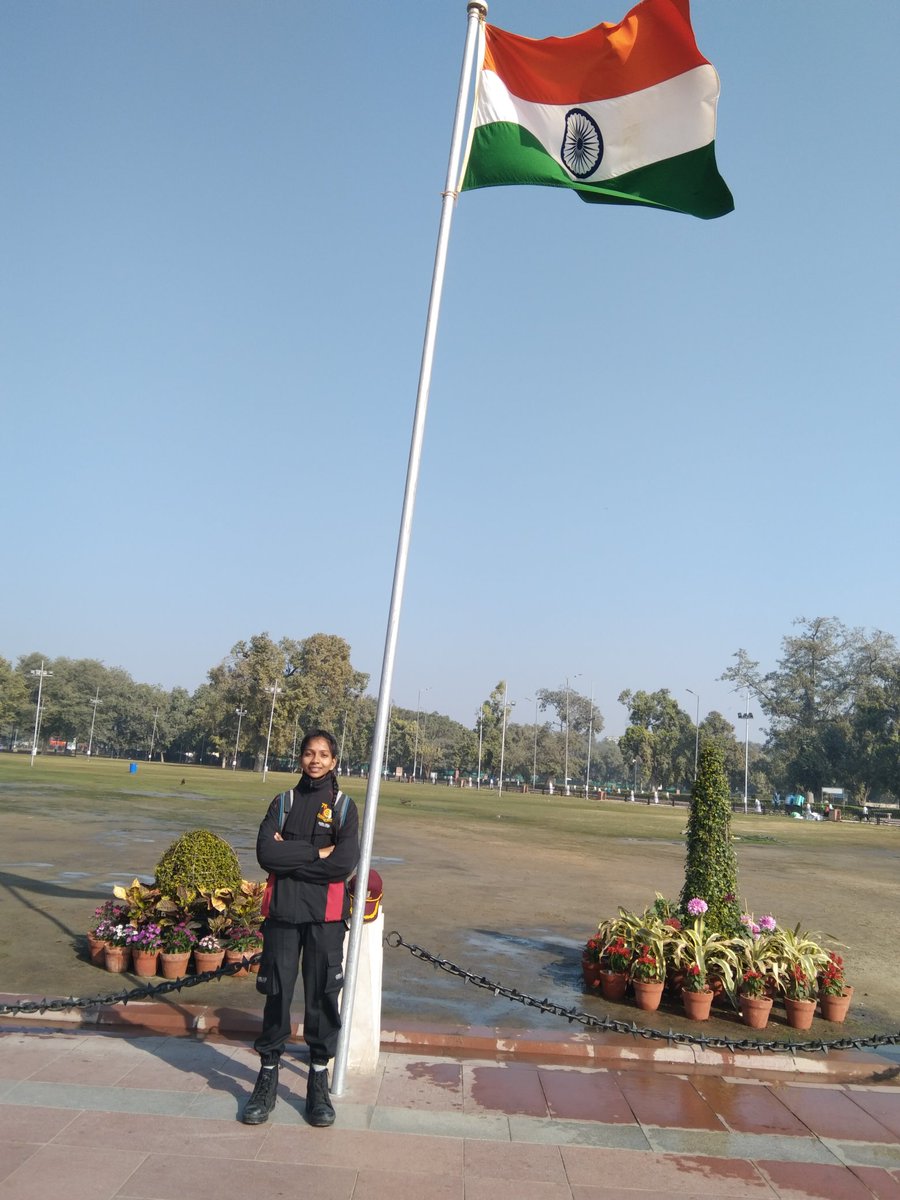 MsDp1234's tweet photo. Our rally is in NCC HQ (Bhavan)Delhi &amp; watched the republic day prade live on TV.We were eager to go and witness this proud scenario live but no one is sad about it that we don't got that chance.We all enjoyed this moment of pride together 
#HappyRepublicDay 
@ArvindKapoorTYG https://t.co/azANoQtqgF