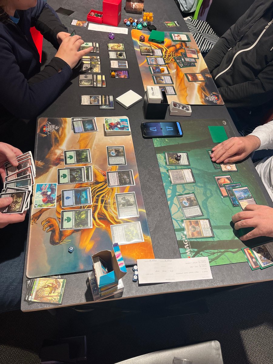 bea_dnd's tweet photo. And we’re underway! We’re speeding for the horizon! Cards are flying, and the squirrels are swarming…
#mtg #magicthegathering #modernhorizons2 #tcg #beadndgames #squirrel https://t.co/CzNbszKKAv