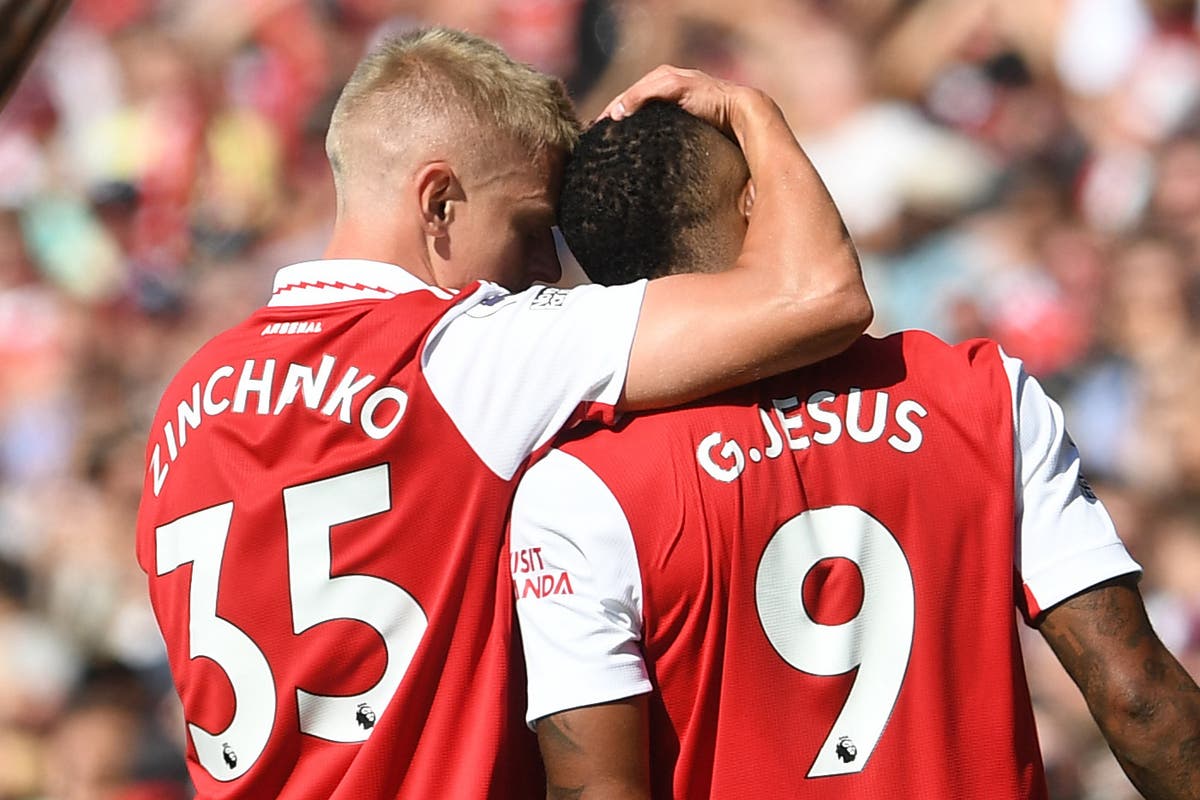 FootballSia0's tweet photo. Pep Guardiola insists he has no regrets selling Zinchenko and Jesus to Arsenal. Read: https://t.co/vmaWEPVv3Q

#AFC #MCFC #ManchesterCity https://t.co/bEm3xowHPP