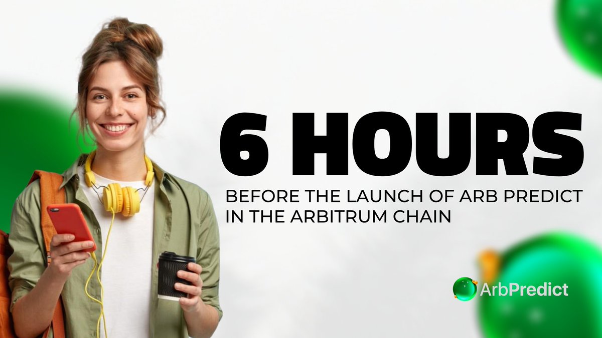 ArbPredict's tweet photo. A few hours more until we unveil the price prediction platform which will provide an avenue for users to stretch their prediction skills to the test! 🔮

Read more about Arb Predict:
https://t.co/E2wrAybHas

#Arbitrum #PricePrediction #Crypto #Blockchain #Launch https://t.co/73tp0WWSzo