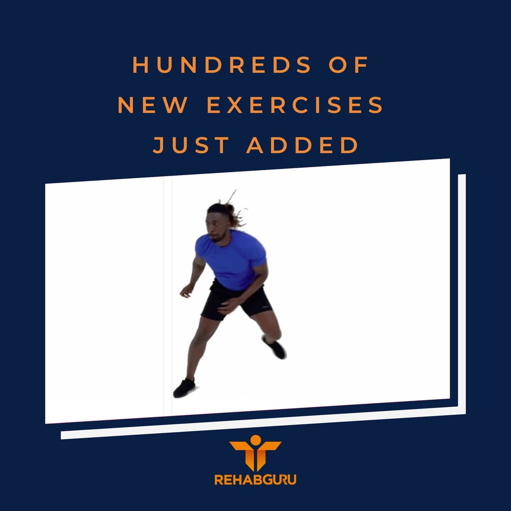 rehab_guru's tweet photo. New exercises incoming!
We continually listen to requests and feedback from our community & in the last few months we've added a bumper haul of brand new exercises ready and waiting for you to prescribe in your programmes.#newexercises #patientmanagementtool #exerciseprescription https://t.co/3wRxoIJkmX