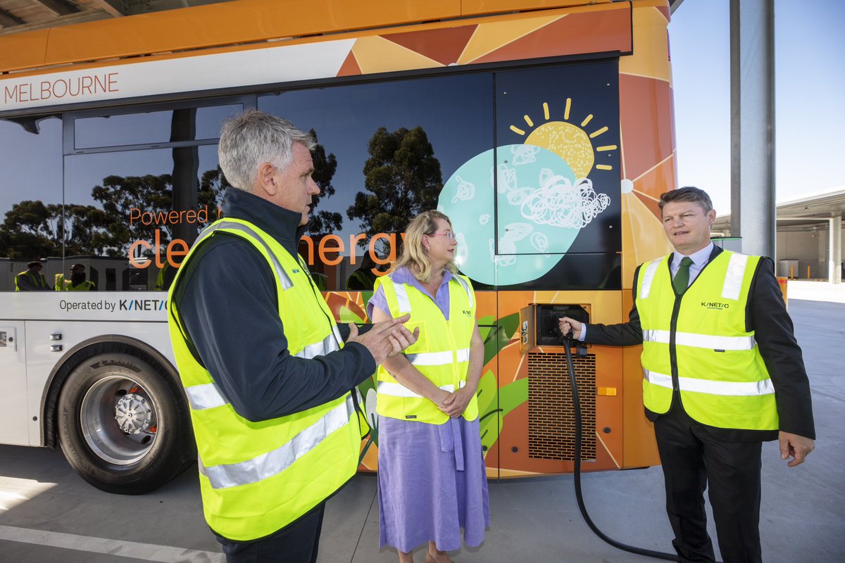 Ben Carroll (@bencarrollmp) on Twitter photo Great to visit <a href="/Kinetic_Melb/">Kinetic Melbourne</a> with <a href="/SarahConnollyMP/">Sarah Connolly</a> to announce the completion of their electric depots at Sunshine West and Heatherton. It’s just one more step in the delivery of our promise to provide Victoria with a cleaner, greener, and more reliable bus network. Great to visit <a href="/Kinetic_Melb/">Kinetic Melbourne</a> with <a href="/SarahConnollyMP/">Sarah Connolly</a> to announce the completion of their electric depots at Sunshine West and Heatherton. It’s just one more step in the delivery of our promise to provide Victoria with a cleaner, greener, and more reliable bus network.