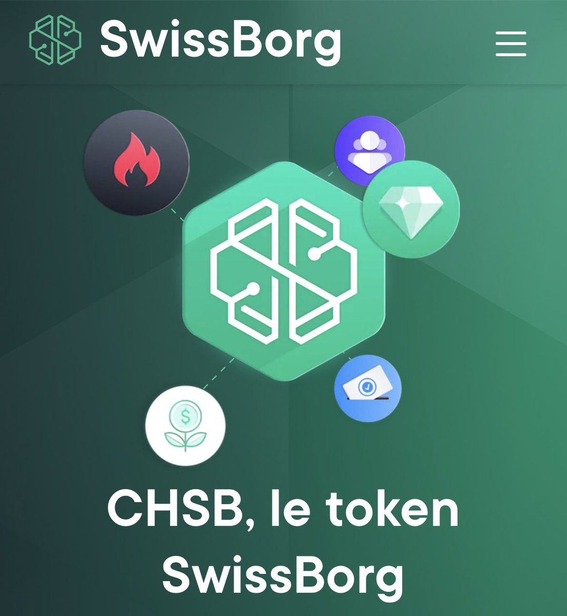 SwissBorgMania's tweet photo. #SwissBorg 💚 va annoncer une nouvelle utilité à son token le #CHSB ✅
Qu’est-ce que ça peut bien être ? 👇 https://t.co/uO83d1QFF3