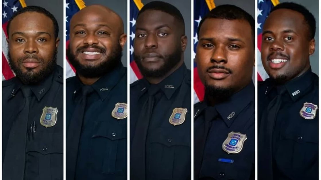 Punchline_Afric's tweet photo. US authorities on Thursday charged five former police officers with murder over the fatal beating of a Black man in Memphis, as the southern city braced for possible civil unrest and President Joe Biden urged demonstrators to protest peacefully. https://t.co/7slXwjRxuq