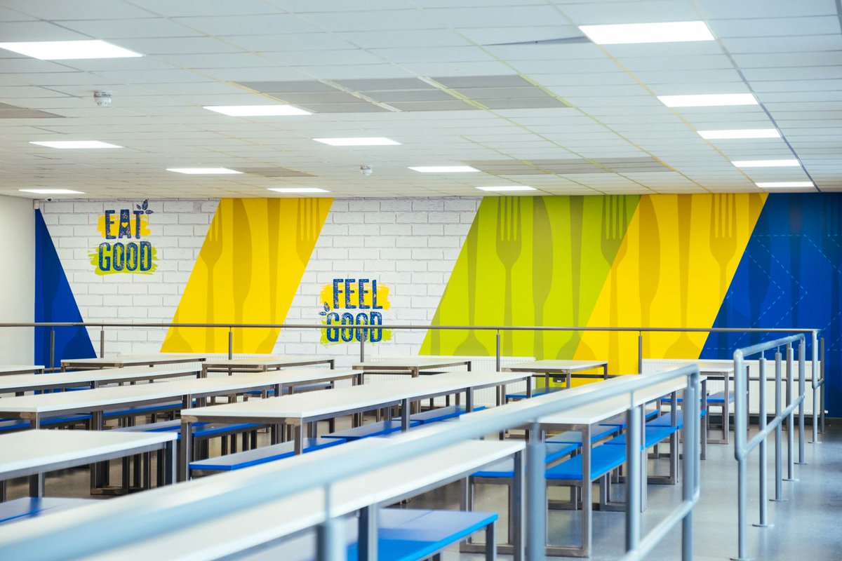Wall graphics are a must-have for any restaurant looking to create a unique and memorable brand experience. They add personality, character and atmosphere, they can be simple or luxurious depending on your food type. #restaurantbranding #wallgraphics #interiordesign