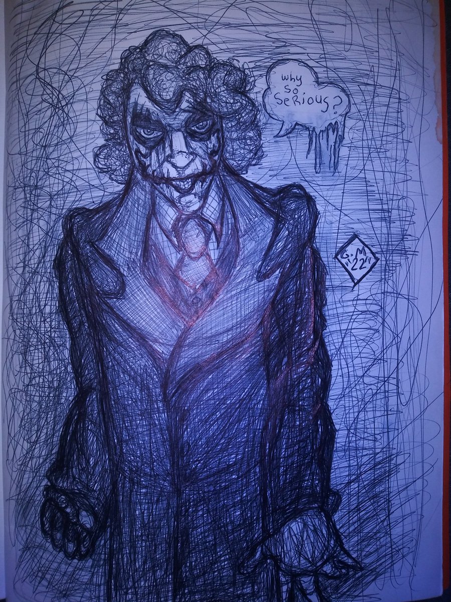 GreyMckleeve's tweet photo. More art from my day job. Enjoy. #Joker #Batman #DCEU #WhySoSerious @DCComics @dcharleyquinn @JamesGunn @TheBatman @mattreevesLA https://t.co/0hfFhsr3fO