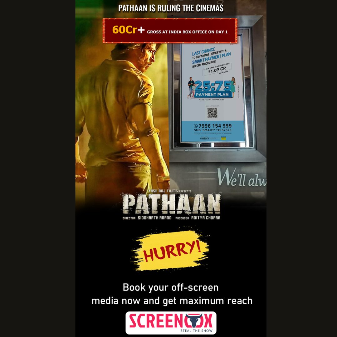 ScreenoxM's tweet photo. Attract Moviegoers with Screenox's Innovative Digital Screens!!

#Screenox #cinema #pathaan  #BoxOffice  #branding https://t.co/UyWnfvG3bE