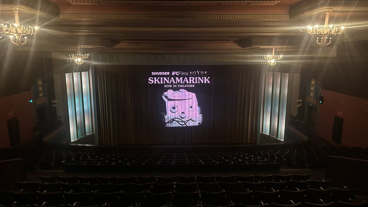 Let’s do this! #Skinamarink #onenightonly