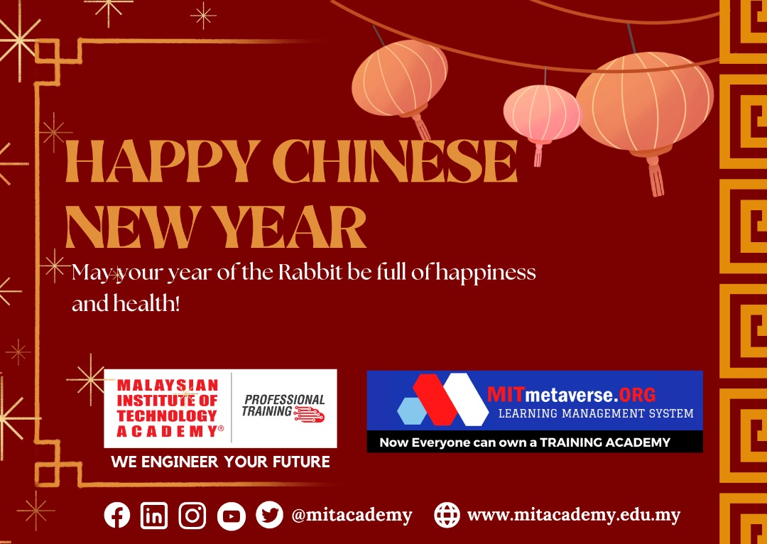 mitacademy1's tweet image. 🏮It is the season of new beginnings, when bygones are forgotten and opportunities are welcomed 🏮

Wishing you a healthy, prosperous and joyous Chinese New Year 2023 from all of us at MIT Academy Sdn Bhd!

Gong Xi Fa Cai!🧧🧧🧧

#Mitacademy
#CNY2023
#LunarYear2023
#YearofRabbit