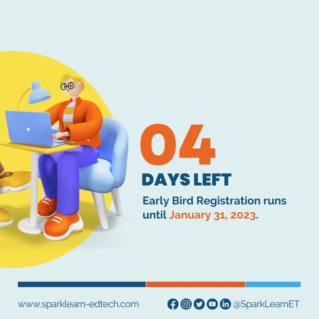 SparkLearnET's tweet photo. Participating in a comprehensive #bootcamp can help you qualify for the booming #blockchain job market. π¨βπ»π©βπ»
It is your time to shine! β¨
4 days more until the #discount lasts. Make the decision now: https://t.co/UMKAJK9I9H! β³
#BDBC3 #CareerDevelopment https://t.co/xQhXf0H7IR