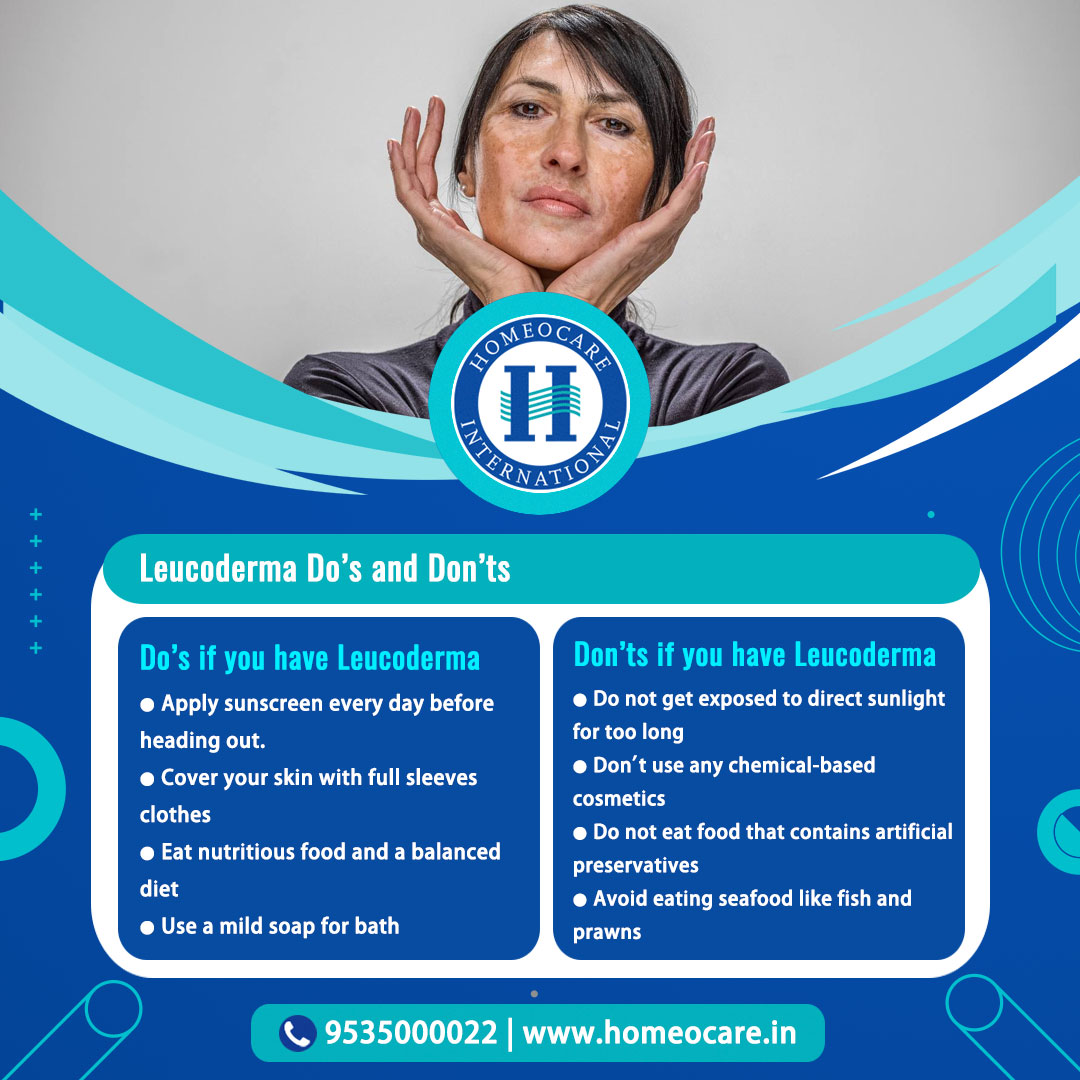 homeocareint's tweet image. Leucoderma is an auto-immune disease that can affect individuals of any age, gender, and race. Loss of normal skin tone and turning into white patches is experienced. 

Please call 𝟗𝟓𝟑𝟓𝟎𝟎𝟎𝟎𝟐𝟐 to get more information from our experts.

#Leucoderma #Dos #Donts