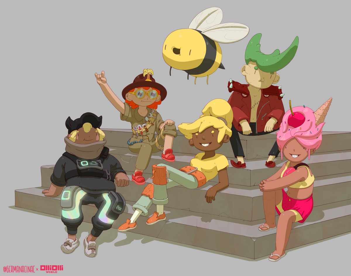 「The Art of OlliOlli World by Germán Rein」|IAMAGのイラスト