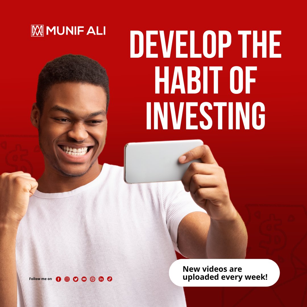 mrmunifali1's tweet image. Investing doesn't have to be intimidating! Let's make it fun together. Tune into our new videos every week and let's start investing smarter today.

#munifali #intimidate #fun #motivation #smart #future #investment #habits