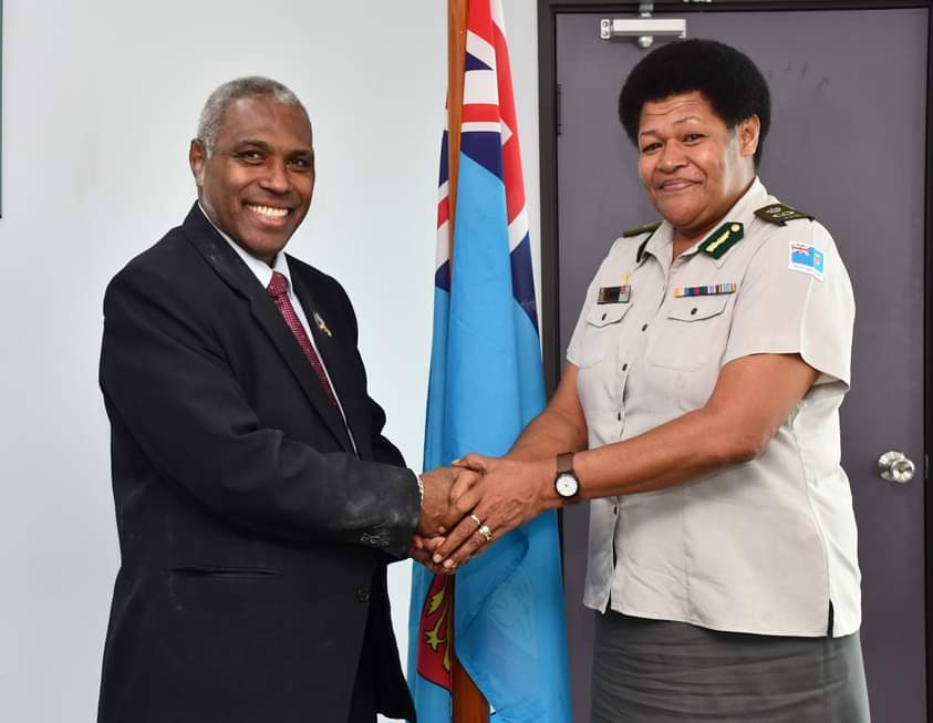 rnayacalevu's tweet photo. The first woman in Fiji to act as Corrections Commissioner..ComPri Panapasa is one who has broken the glass ceiling in this profession many times over...from a junior officer and coming up the ranks. CONGRATULATIONS on a well deserved meritorious acting appointment.. https://t.co/jslcNPMPkX