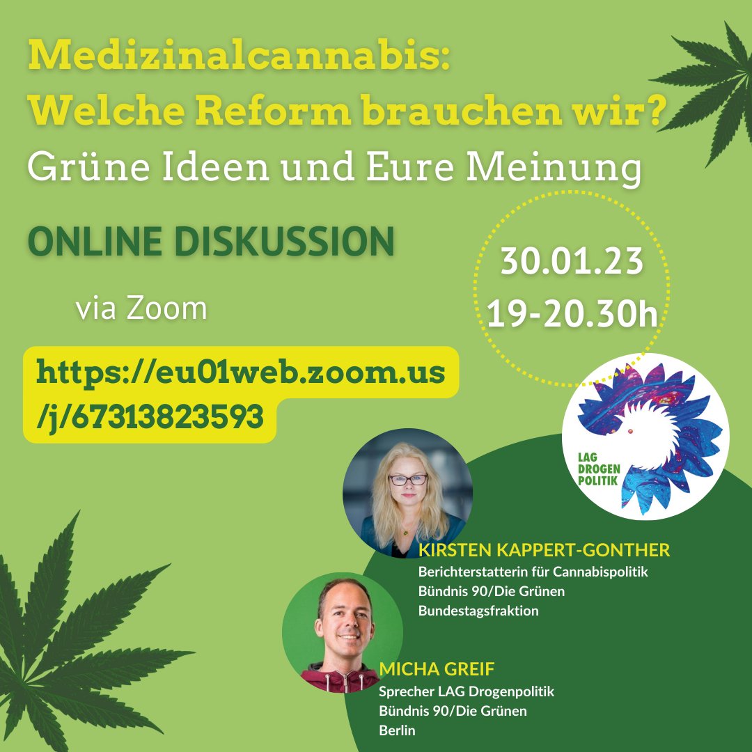 Bündnisgrüne LAG Drogenpolitik Berlin tweet media