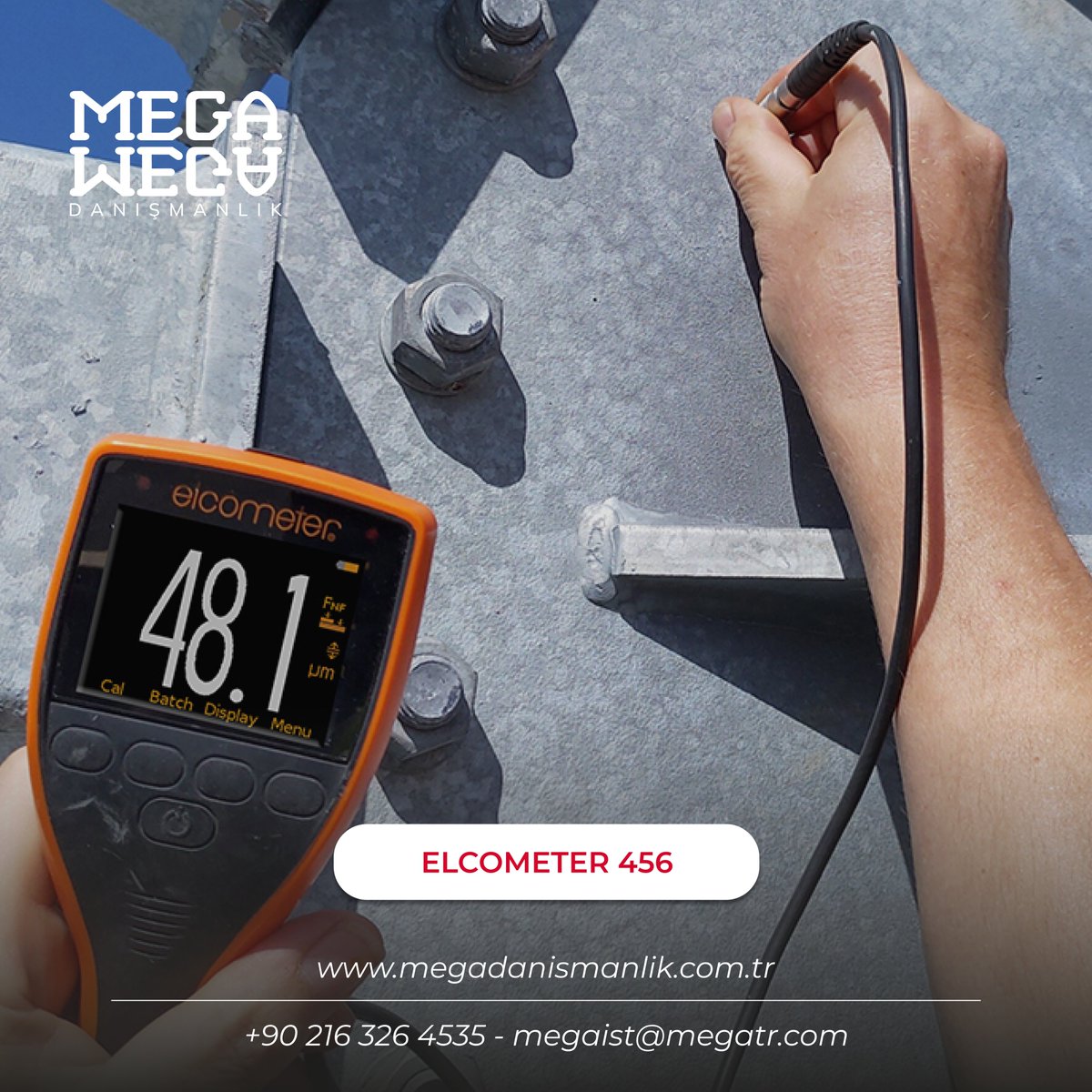 mega_istanbul's tweet photo. Elcometer 456, ulusal ve uluslararası standartlara uygun olarak; pürüzlü, pürüzsüz, ince veya kavisli yüzeylerde kuru film kalınlığını +-2.5% mikron doğrulukta ölçer.
#Mega #MegaDanışmanlık #Elcometer #Kaplama https://t.co/HjlW1b22uh