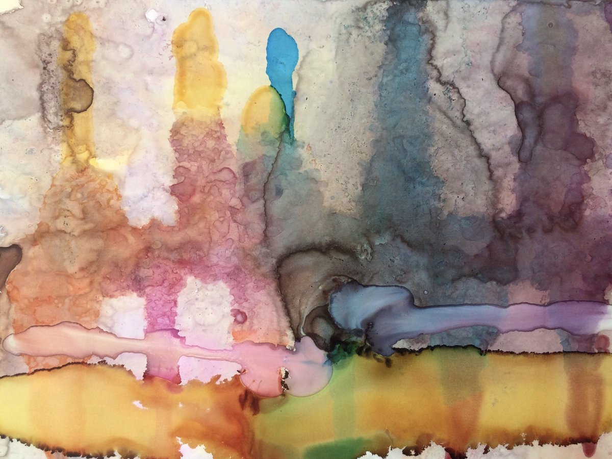 abstractralph's tweet photo. My Daily Art “ The Hidden Valley “ by Ralph Bainbridge art and prints at Saatchiart https://t.co/VDWqTuSl7D