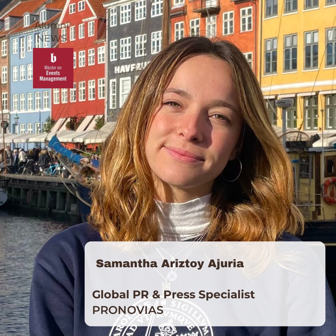 MasterEventsM's tweet image. Les pràctiques del màster SEMPRE són una gran oportunitat per vincular-nos a empreses i institucions,i SOVINT també són l’inici de les carreres professionals dels nostres estudiants. 

És el cas de la Samantha, contractada a @pronovias després de les pràctiques! #OrgullBlanquerna