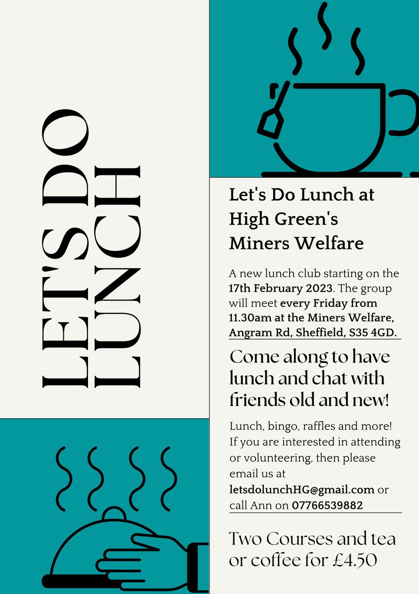 StavesGlyn's tweet photo. A new lunch club to be opened in our 50th year anniversary run by Community payback working with our partners @NorthSheffield .#workingforthecommunity https://t.co/wbxzp5D4Pr