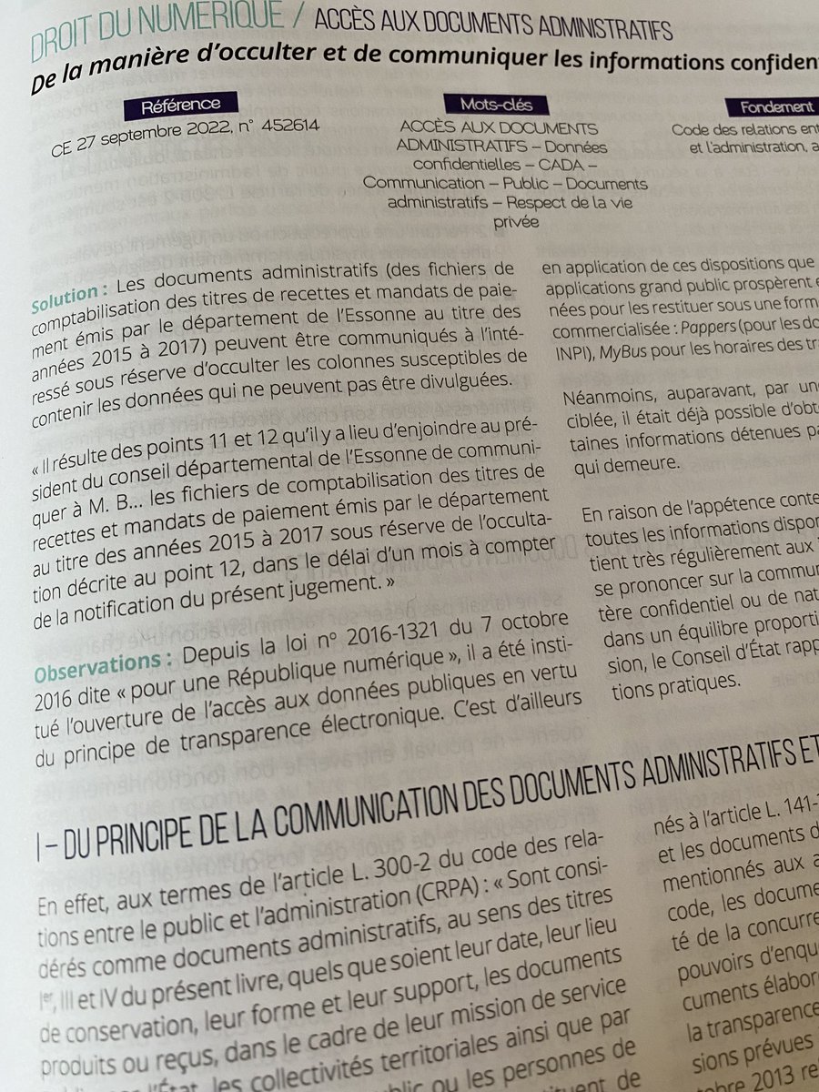 ➡️ ma dernière contribution pour ⁦<a href="/Dalloz/">Editions Dalloz</a>⁩ sur la communication des informations confidentielles