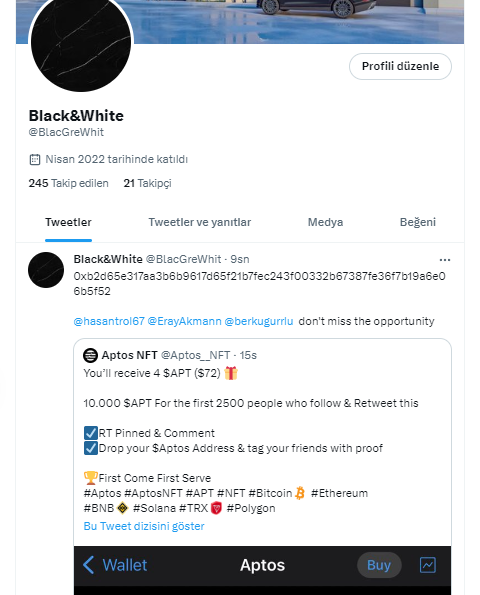 BlacGreWhit's tweet photo. @Aptos__NFT 0xb2d65e317aa3b6b9617d65f21b7fec243f00332b67387fe36f7b19a6e06b5f52

@hasantrol67 @ErayAkmann @berkugurrlu  don't miss the opportunity https://t.co/6brRgWPiia