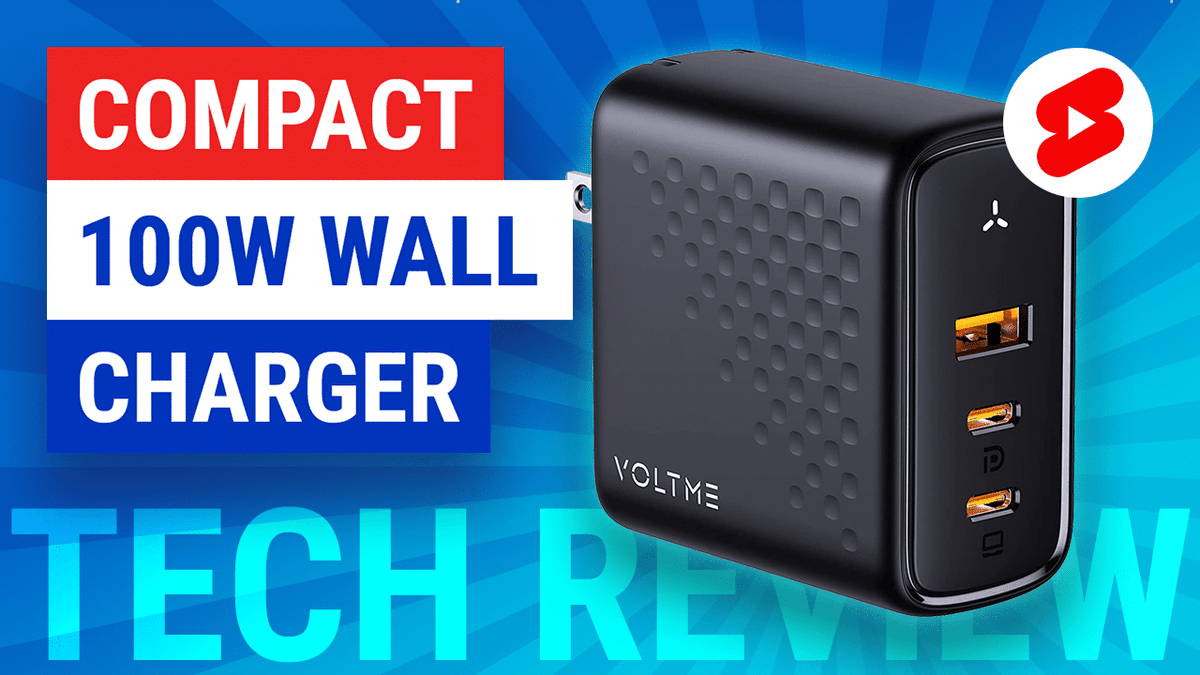 CarPlayLife's tweet photo. VOLTME VOLTME 100W 3-Port Fast USB-C Wall Charger #Review - https://t.co/QI3x9s0KjE #100WCharger #100watt #3Port #PowerAdapter #Short #UsbA #UsbC #Video #Volteme #WallAdapter #WallPlug https://t.co/rOZLK8QLXl