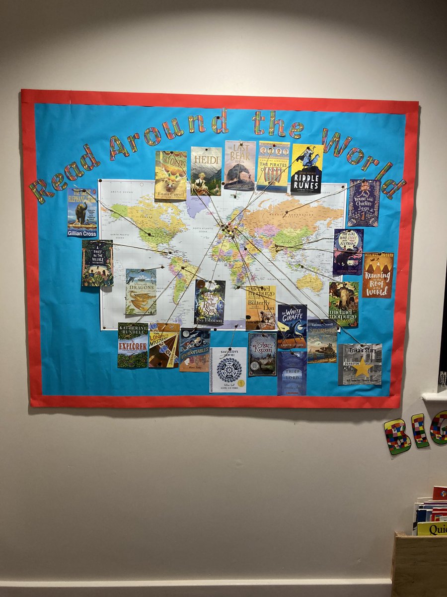 One of our fabulous reading displays.. who can rise to our daily challenge of 20 mins reading :)