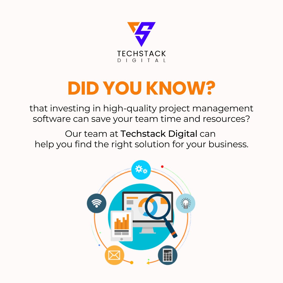 TechstackD_'s tweet image. Say goodbye to disorganized and chaotic project management with the help of our services. With features like task assignments, progress tracking, and collaboration tools, our team is able to stay on top of our projects like never before. #projectmanagement #efficiency #teamwork