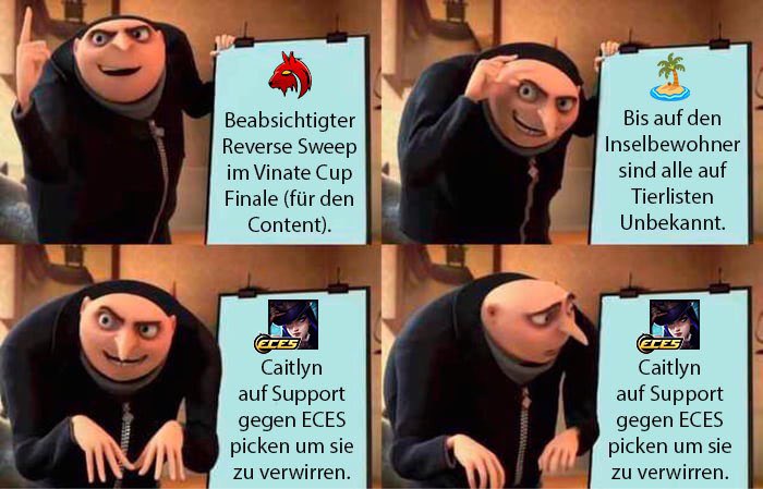 Am Sonntagabend geht es für unser Division 4 Team endlich ins erste Match gegen <a href="/ECLIPSE_ESP0RTS/">ECLIPSE E-Sports</a>.🎉

Hoffen wir mal, dass unsere Verwirrungstaktik dann auch ihre Wirkung zeigt!😵‍💫