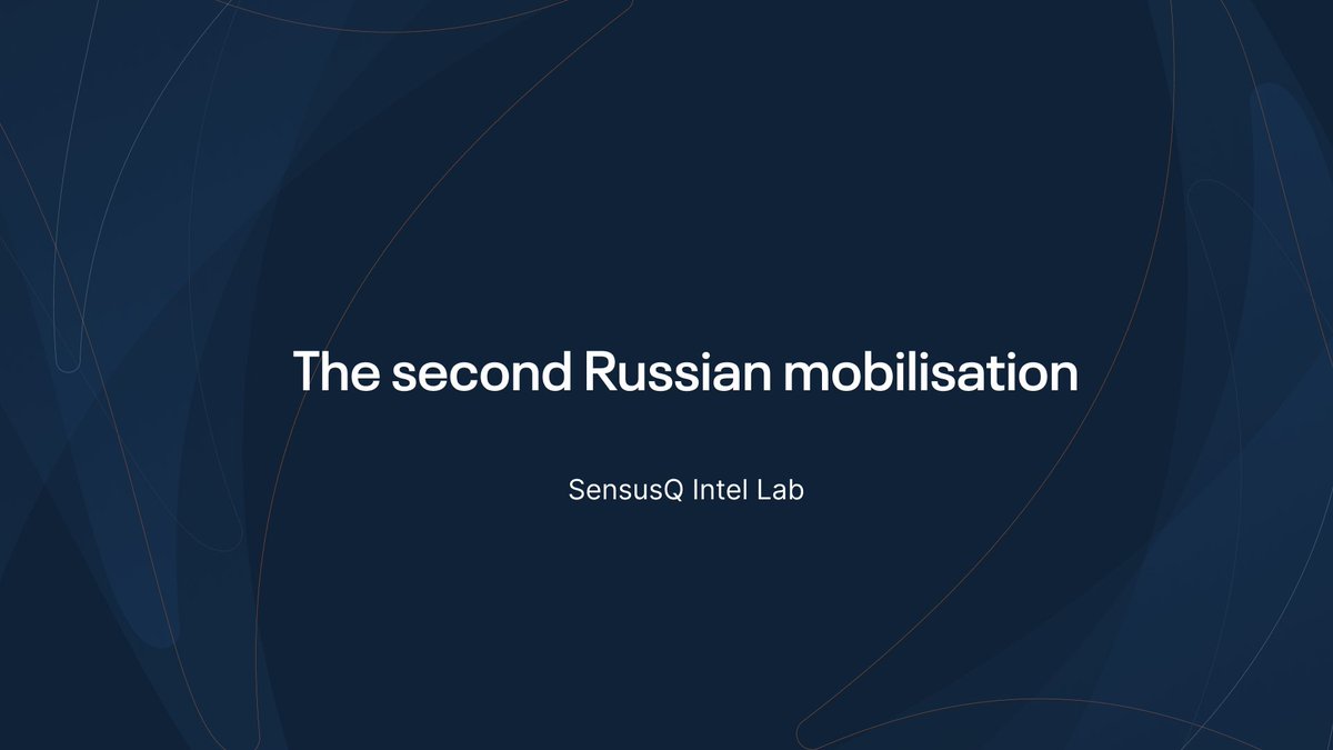 SensusQ's tweet image. The second Russian #mobilisation wave is unlikely to be announced, but Putin is likely to deploy #conscripts to #Ukraine. This won’t stop #Russia from losing more seized Ukrainian territory and the Russian public has to accept casualties in their ranks. 
sensusq.com/blog/970d5310-…