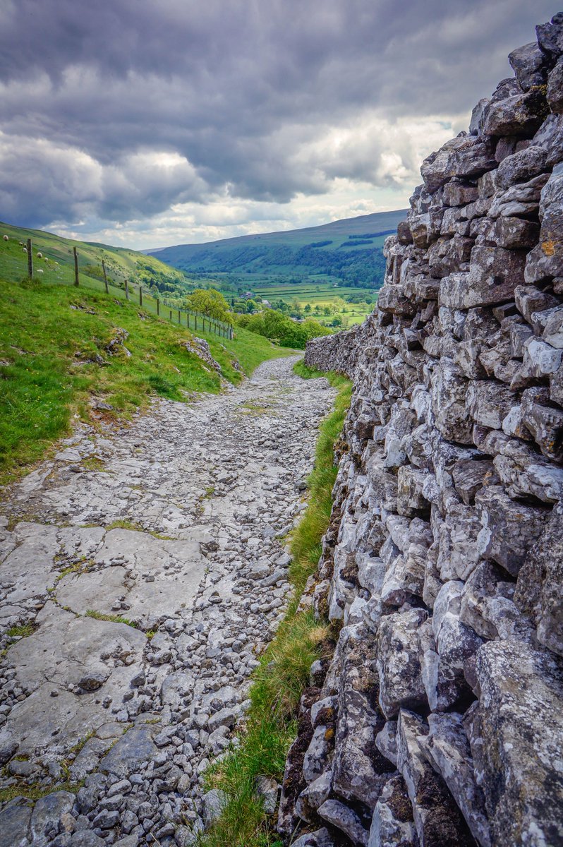 This way to Buckden ... love this path.  It's a hard climb up but the glorious views are so worth it - as is the descent 

#YorkshireDales #Wharfedale #Buckden #Photography [A068]