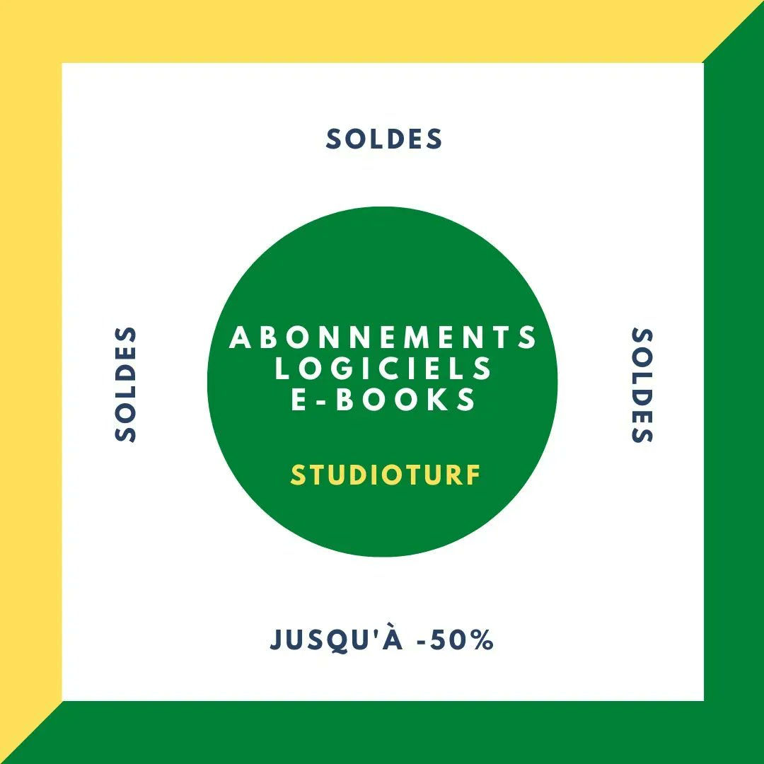 studioturf's tweet image. Les #soldes continuent sur Studio Turf! Que ce soit sur les #abonnements, les #logiciels ou les #ebooks : jusqu'à 50% de réduction!

Plus d'infos sur buff.ly/3wl8M11!