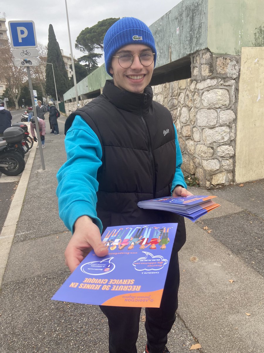 En phase de recrutement de #ServiceCivique auprès des étudiants de la Faculté de lettres, Campus Carlone #Nice06 ! 
L’association <a href="/GADDICTIONfr/">G-ADDICTION Jeunesse citoyenne</a> recrute 30 nouveaux volontaires pour défendre des belles causes nationales. Rejoins-nous !