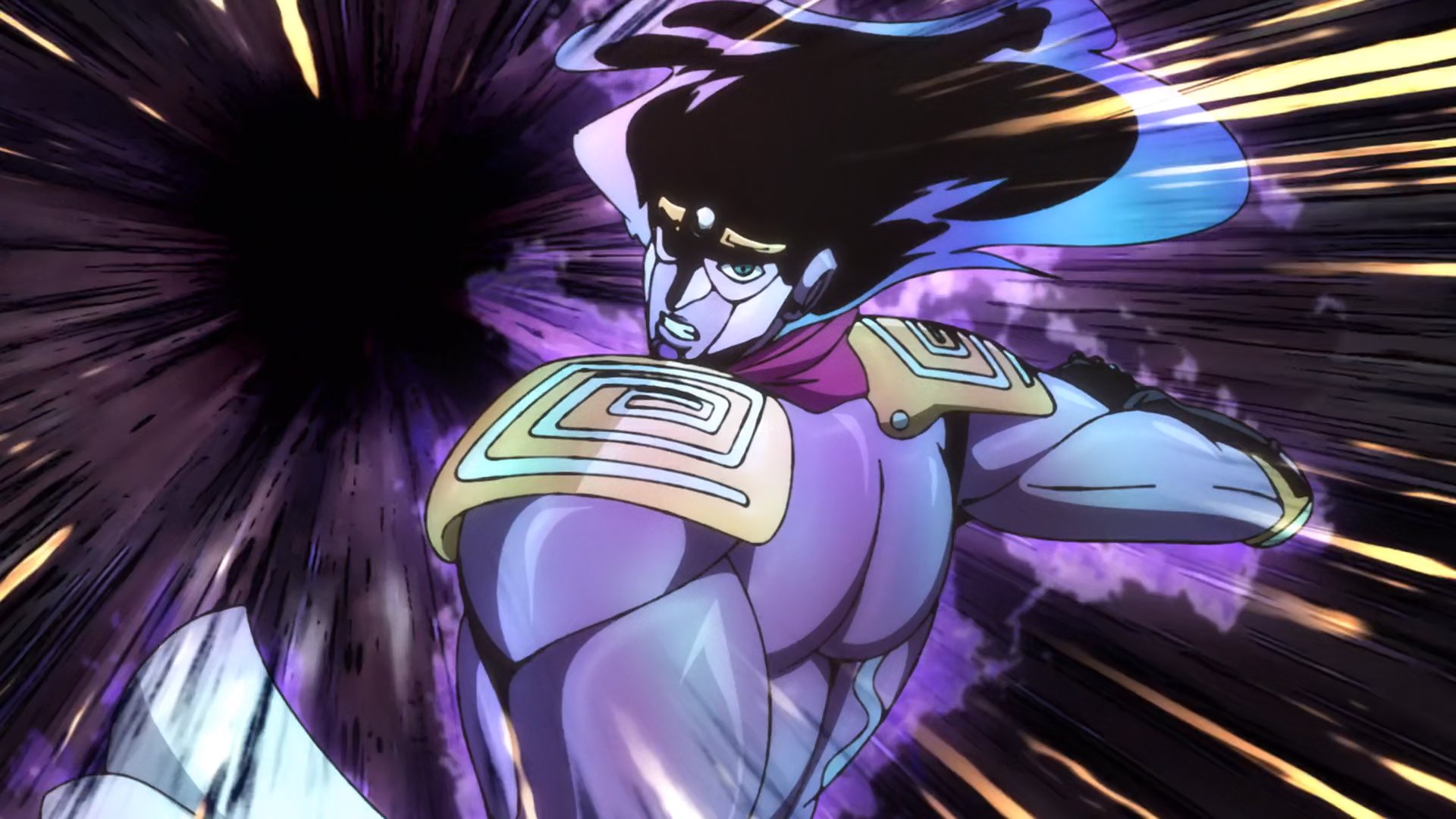 Part 6 Star Platinum looking like a stand user when compared to